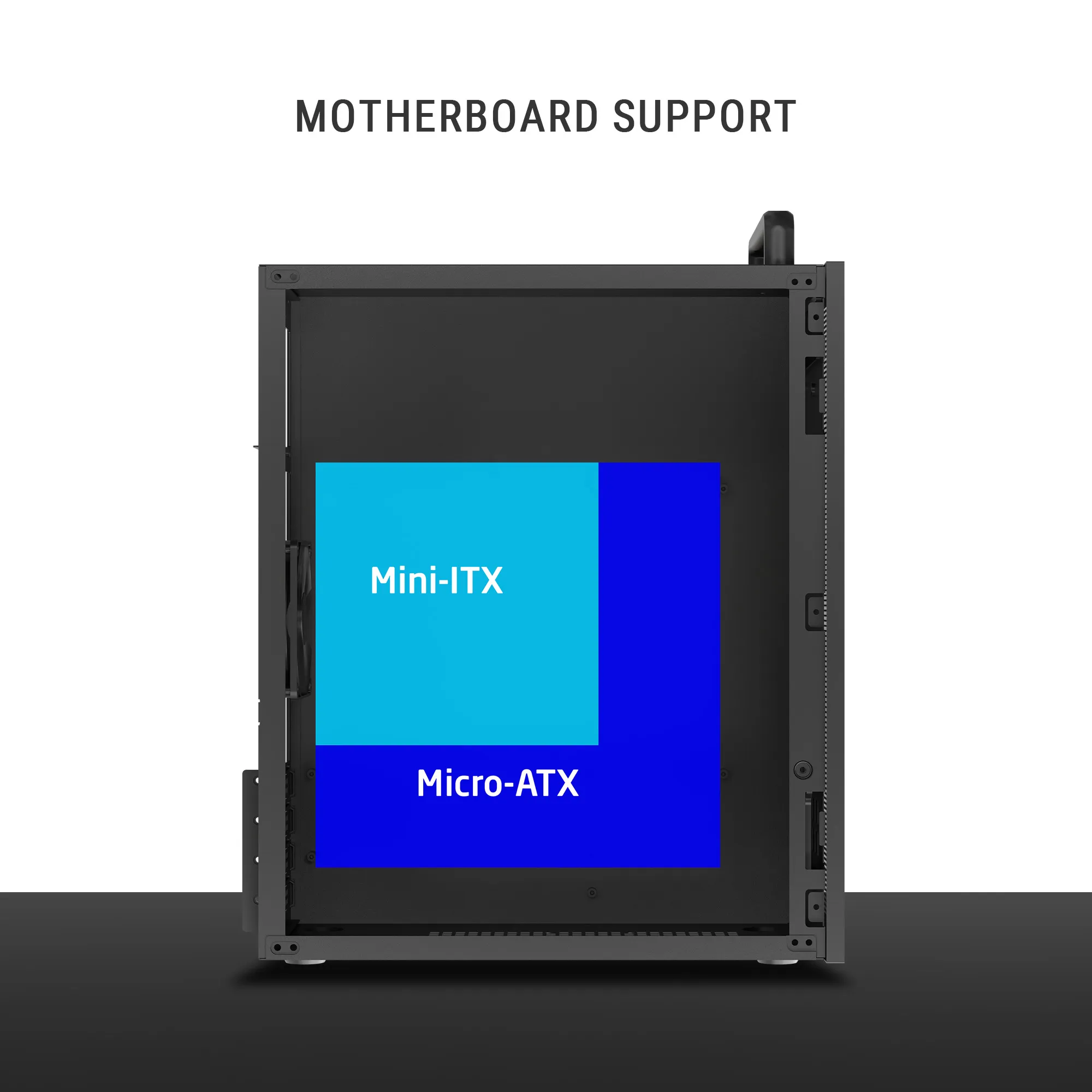 Ant Esports Mid Tower Cabinet (M-ATX,M-ITX) SI10 view 5